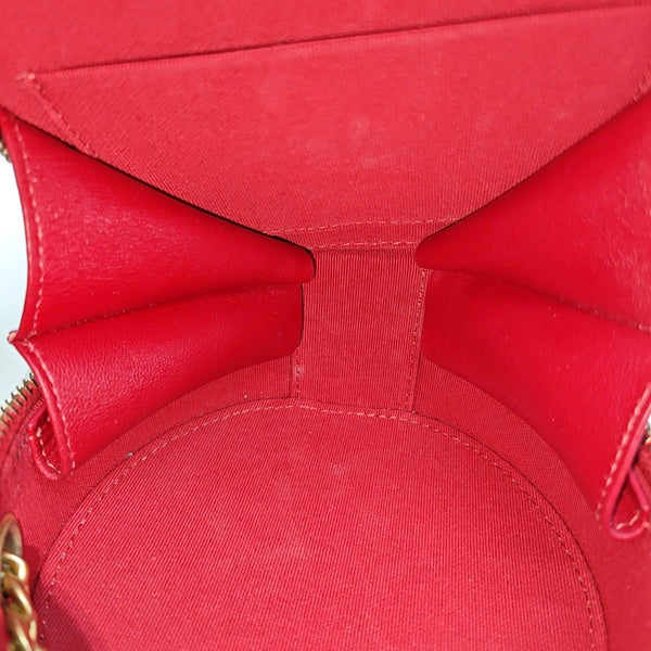 22K Quilted Lambskin Red