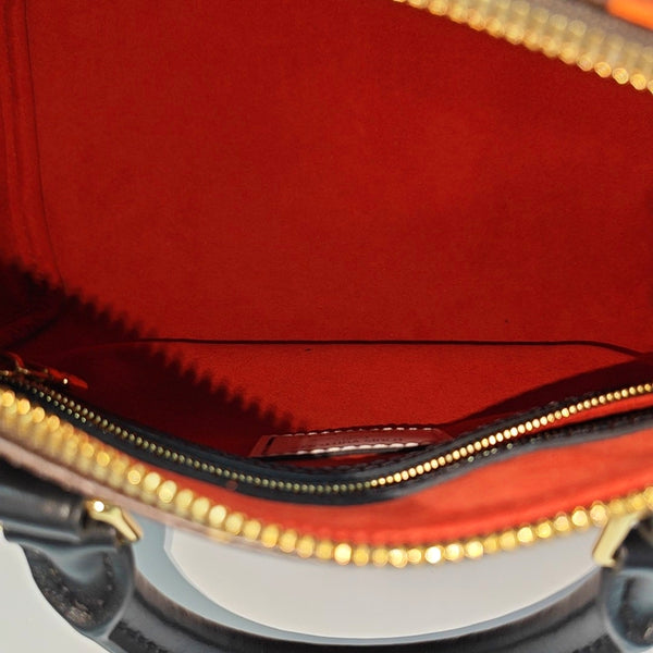 SPEEDY 25 Monogram Coated Canvas Brown