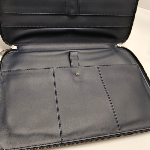 Calfskin Shoulder Bag Blue