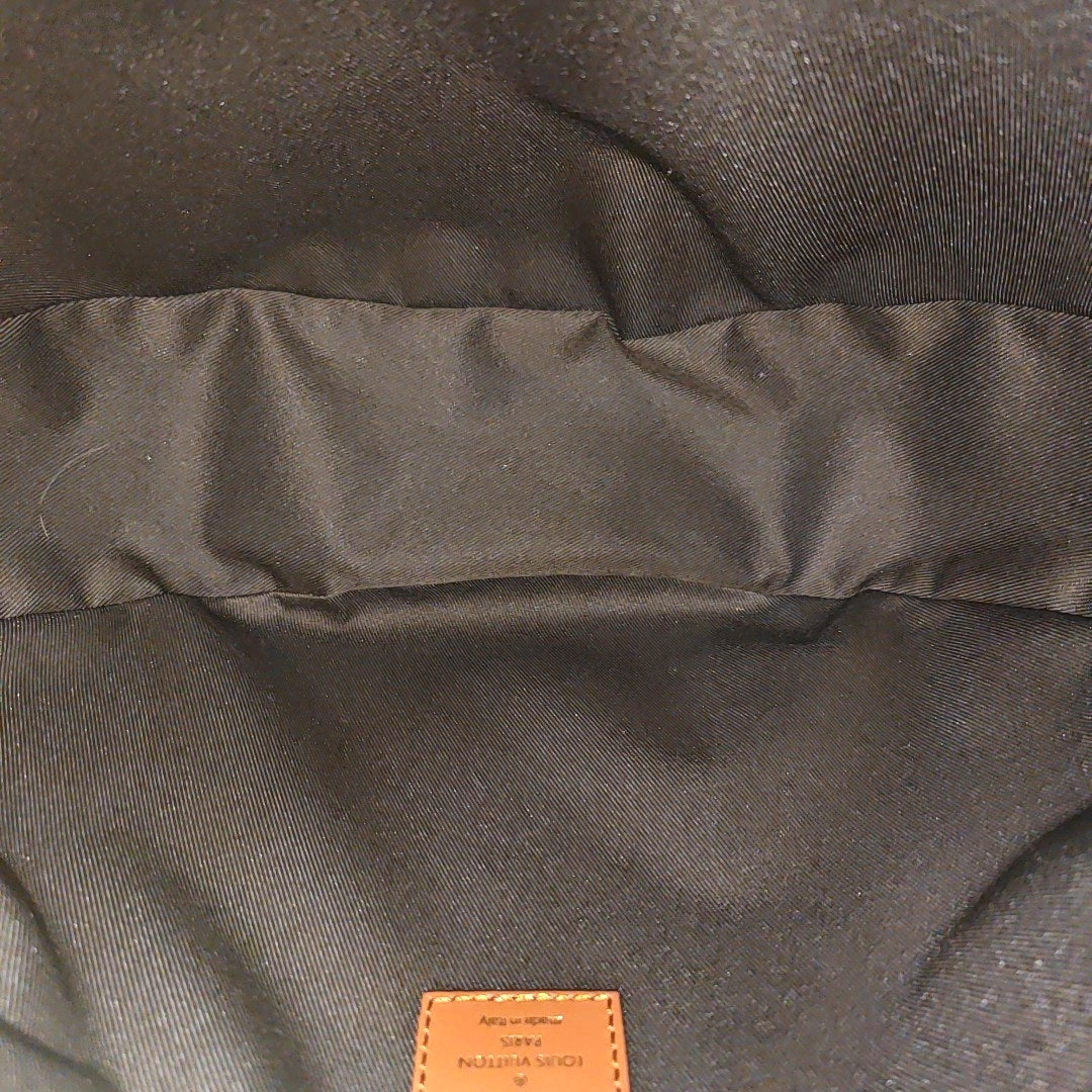 LOOP HOBO Monogram Coated Canvas Brown