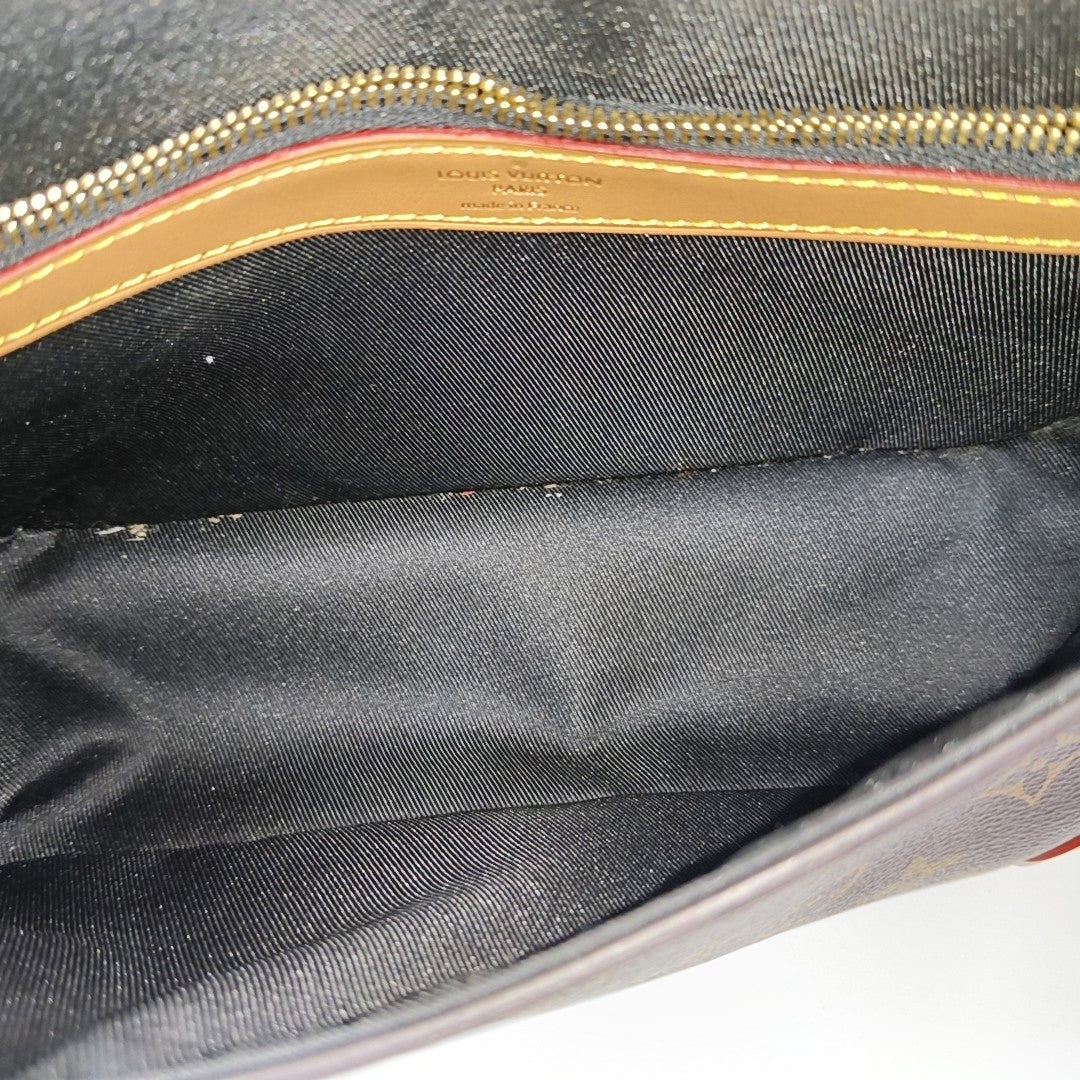 DIANE Monogram Coated Canvas Brown