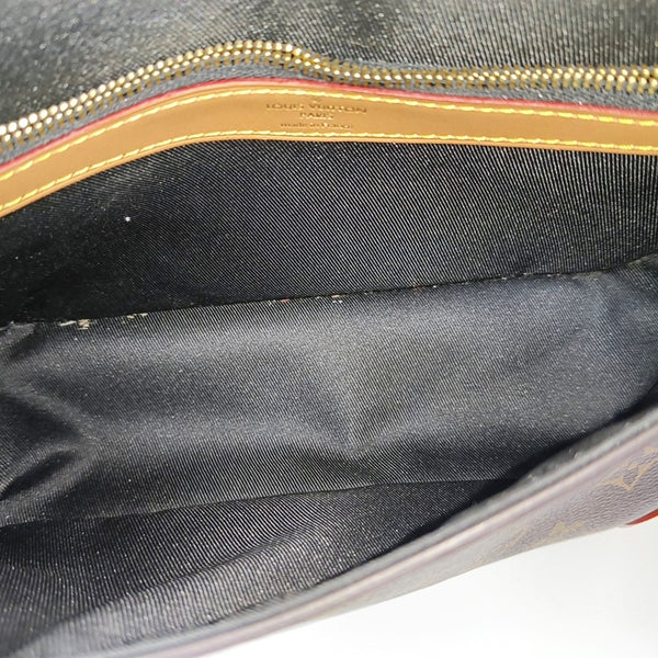 DIANE Monogram Coated Canvas Brown
