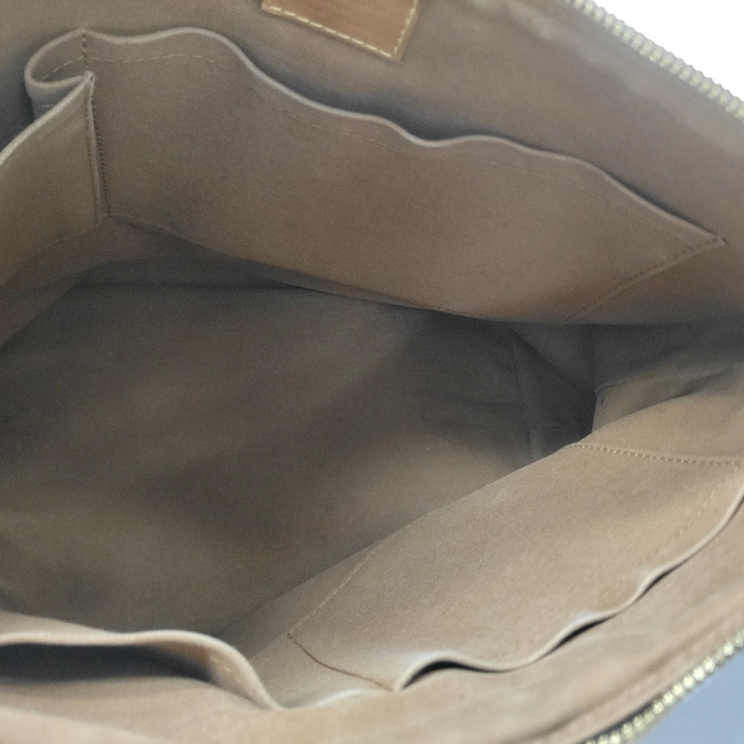PALERMO PM Monogram Coated Canvas Brown