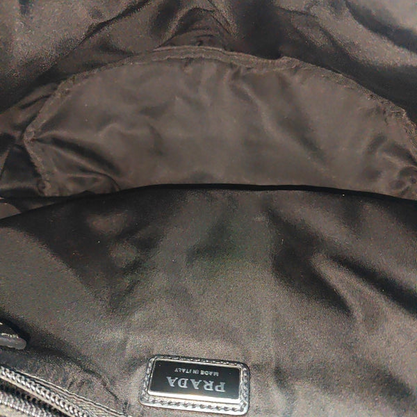 Nylon Shoulder Bag Black