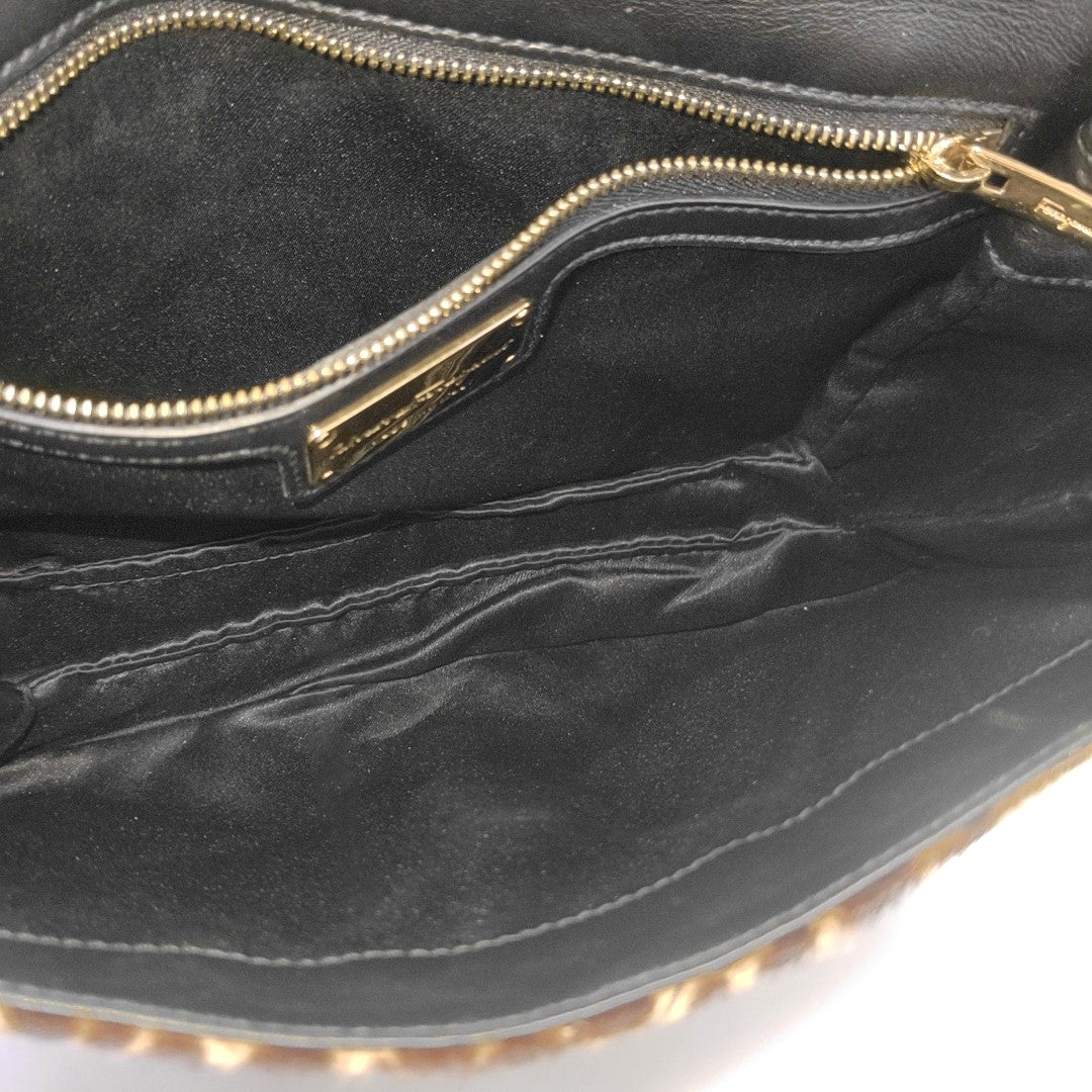 Horsehair Shoulder Bag Brown
