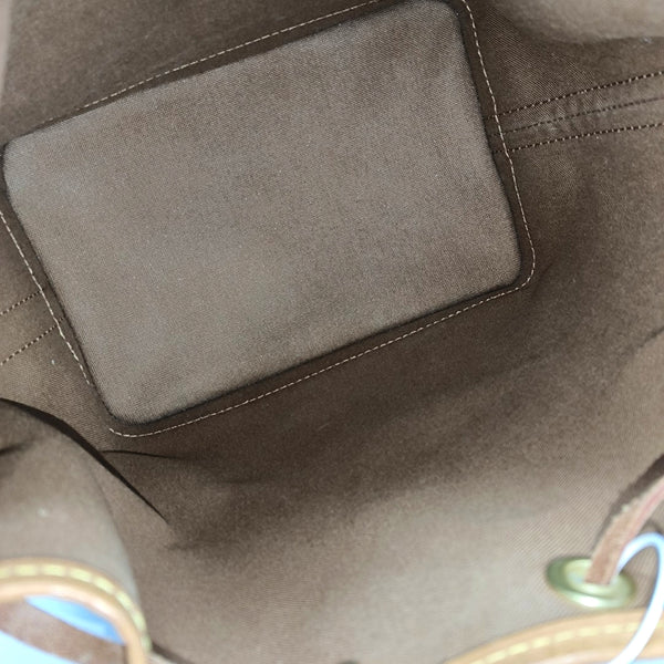 NOÉ BB Monogram Coated Canvas Brown