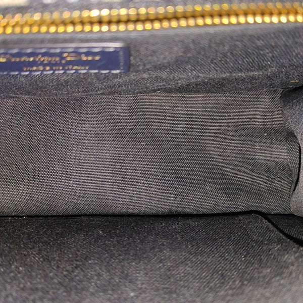 30 Montaigne Oblique Canvas Blue