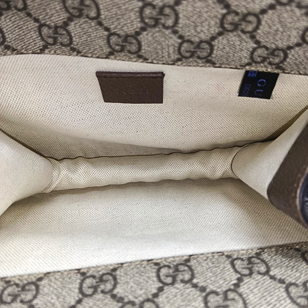 Neo Vintage Small Monogram Coated Canvas Beige