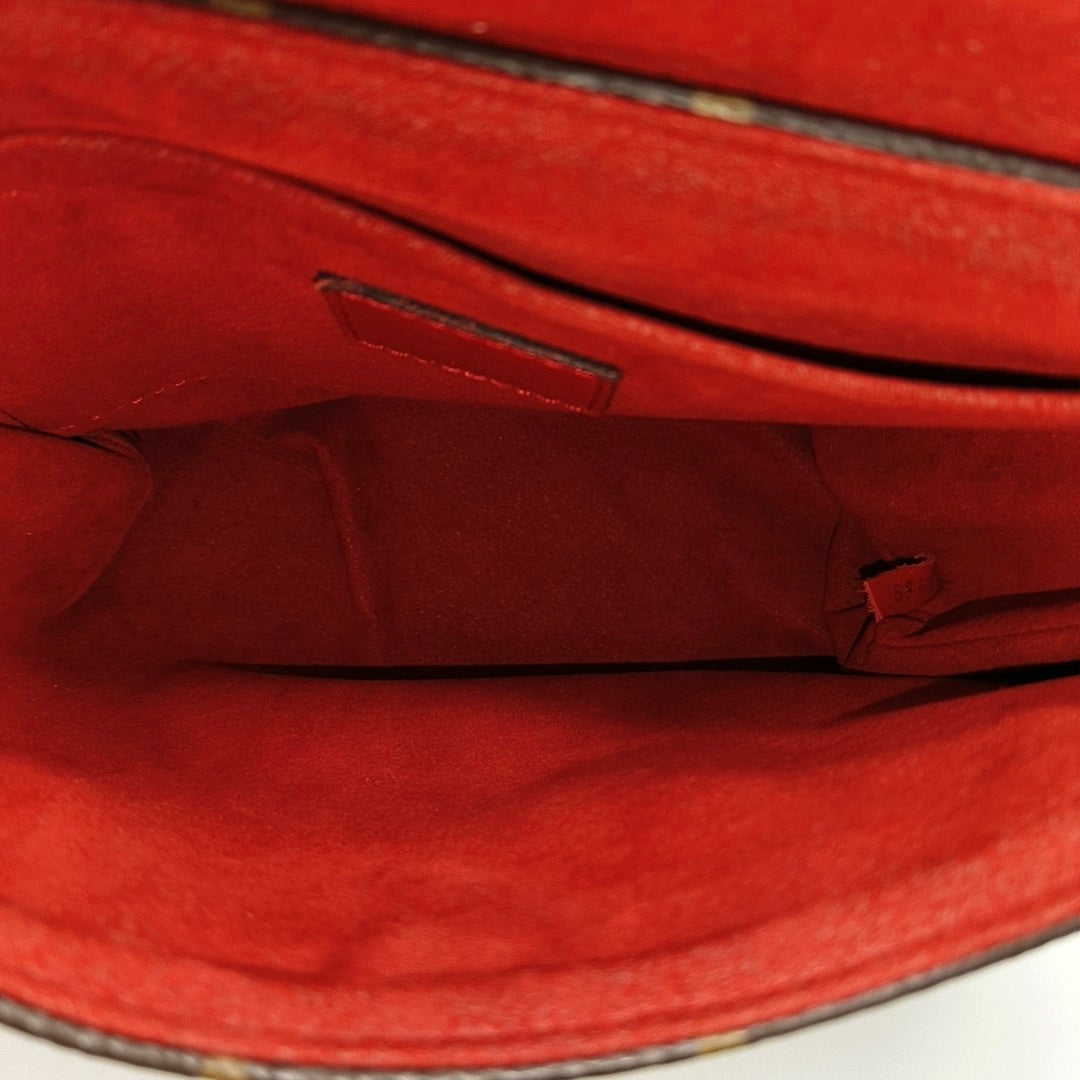 LOCKY BB Monogram Coated Canvas Red