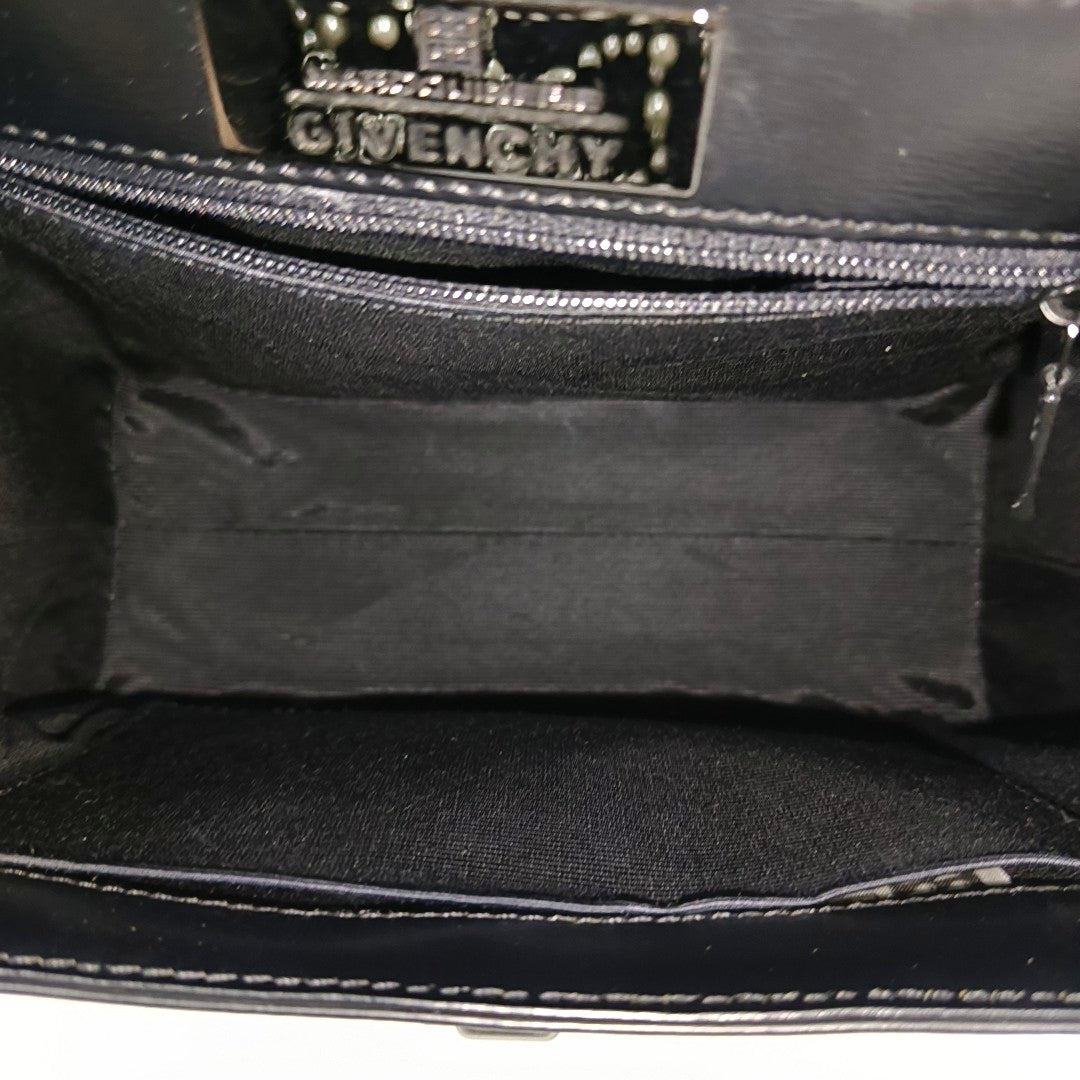 Calfskin Shoulder Bag Black