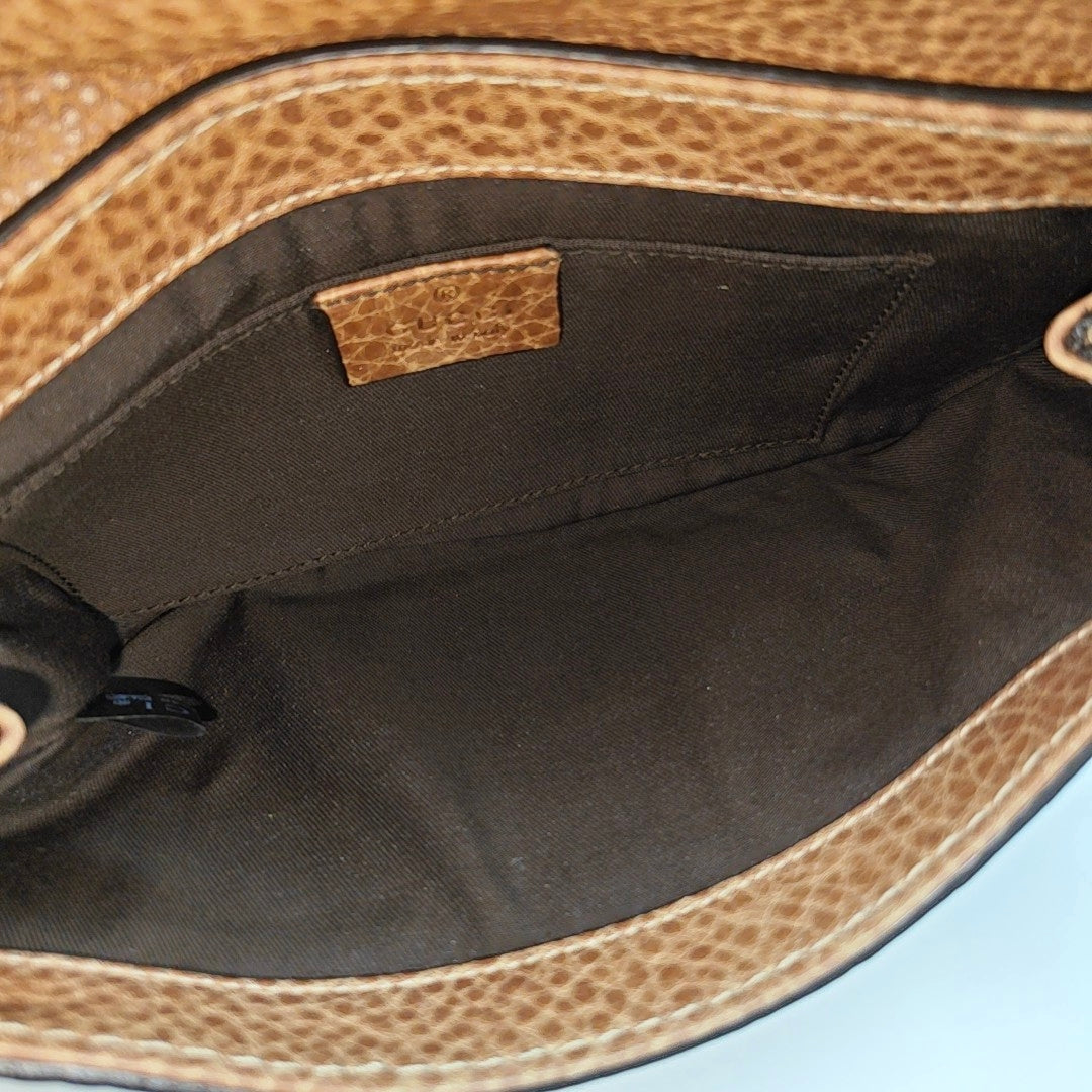 Calfskin Clutch Brown