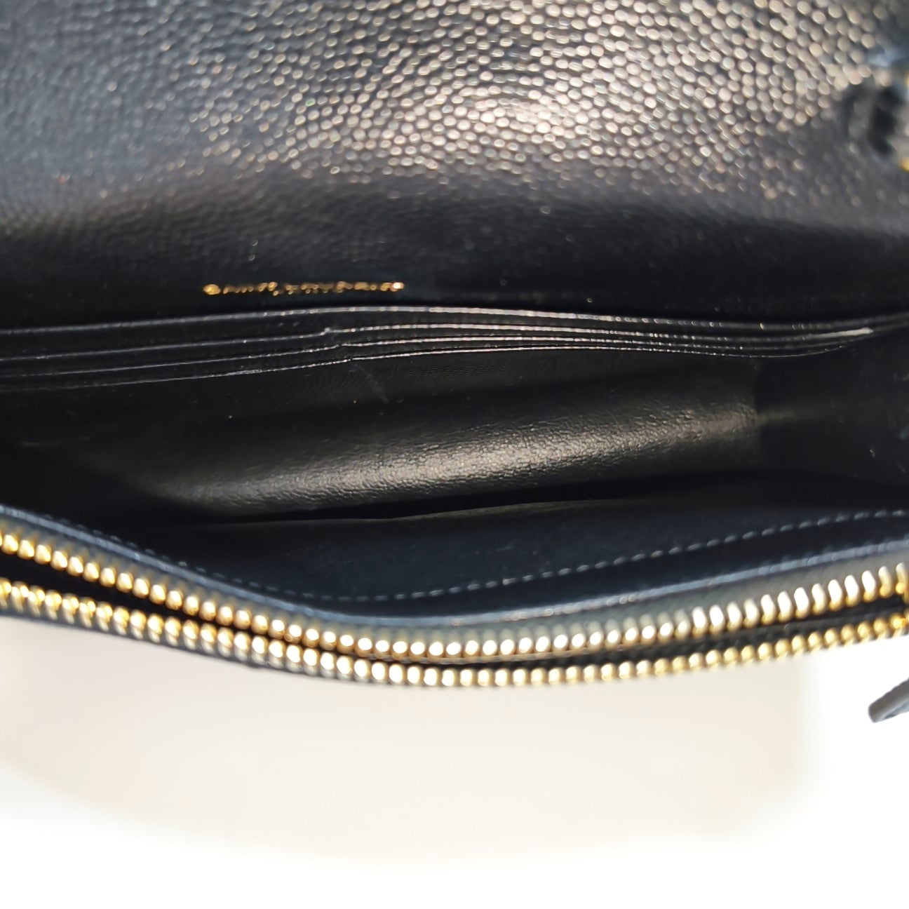 MONOGRAM WOC Chevron Calfskin Black
