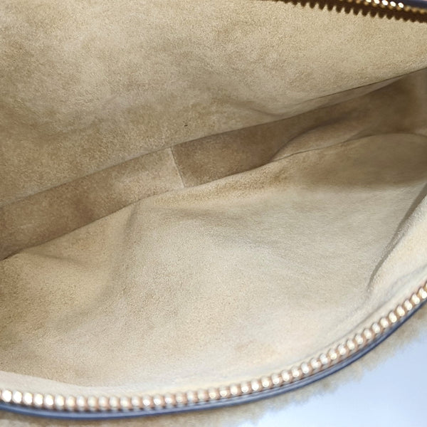Fabric Shoulder Bag Brown