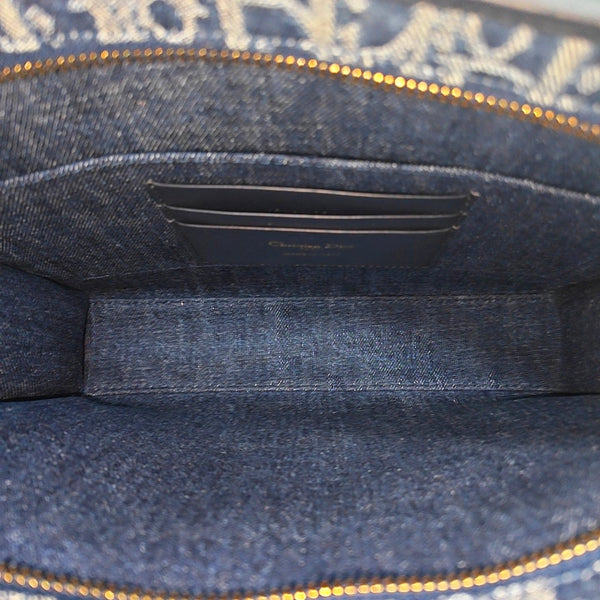 30 Montaigne Oblique Canvas Blue
