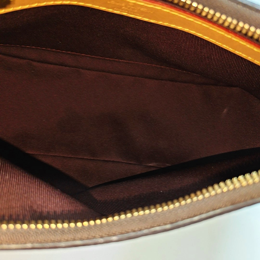 BOULOGNE Monogram Coated Canvas Brown