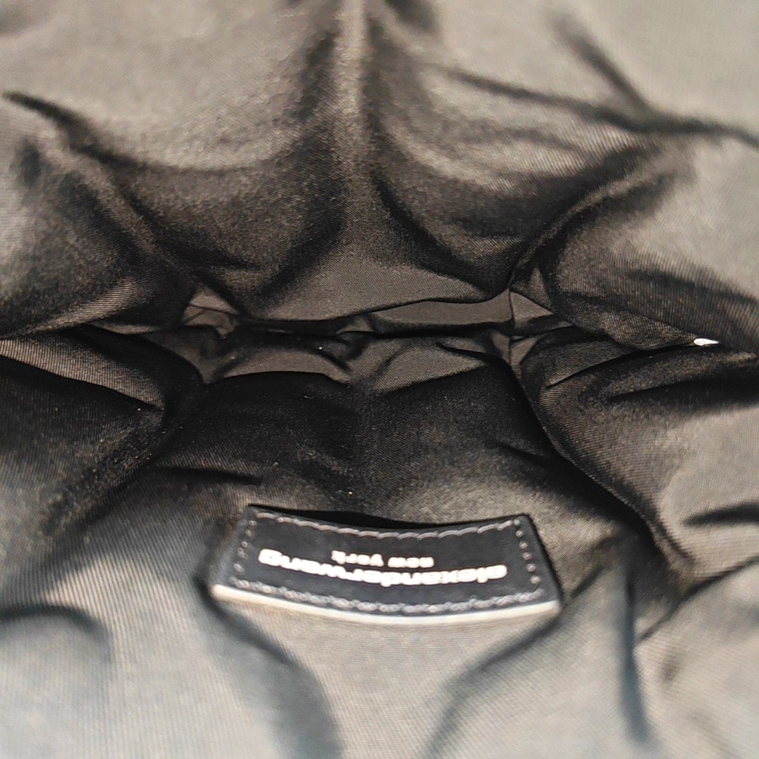 Lab-Grown Diamond Top Handle Bag Black