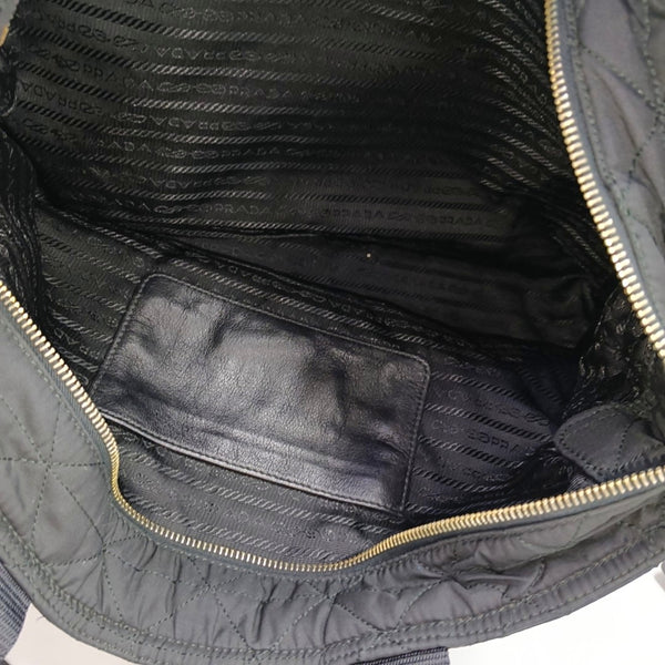 Quilted Nylon Black