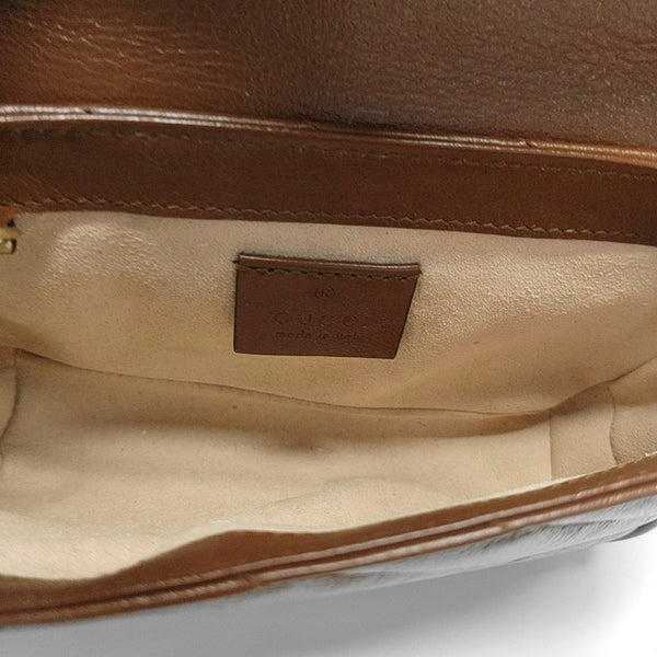 GG Marmont Mini Quilted Calfskin Brown