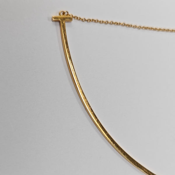 Tiffany T 18k Gold Necklace