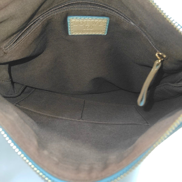 Suede Shoulder Bag Blue