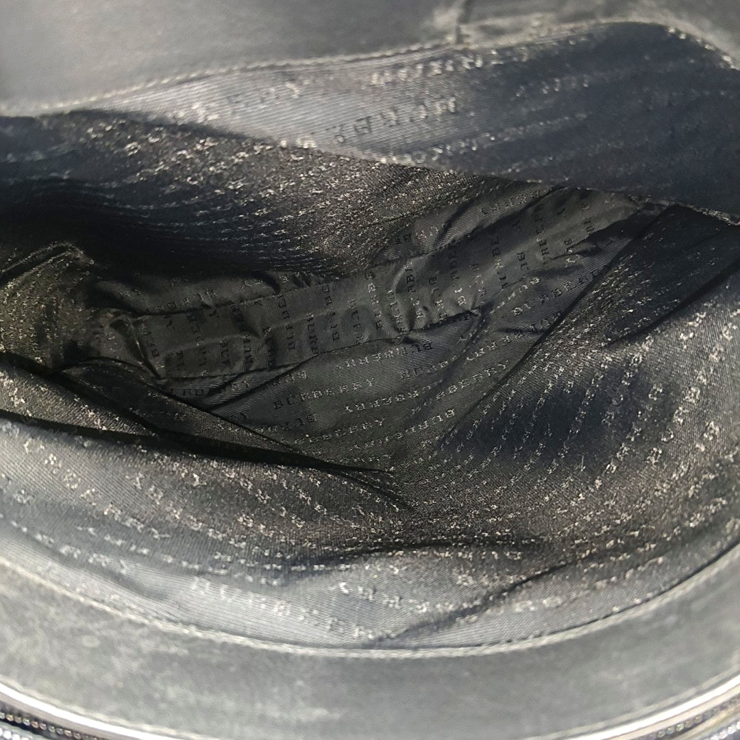 Special Material Top Handle Bag Black