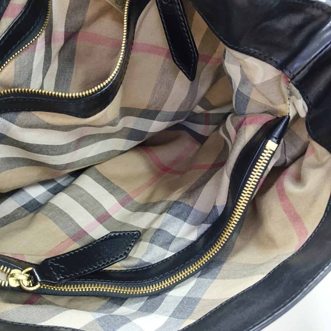 Fabric Shoulder Bag Beige