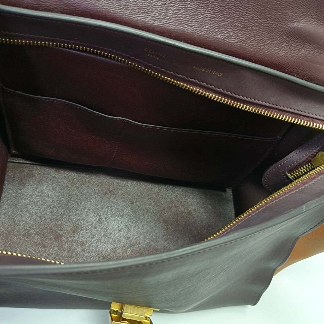TRAPEZE Small Calfskin Red
