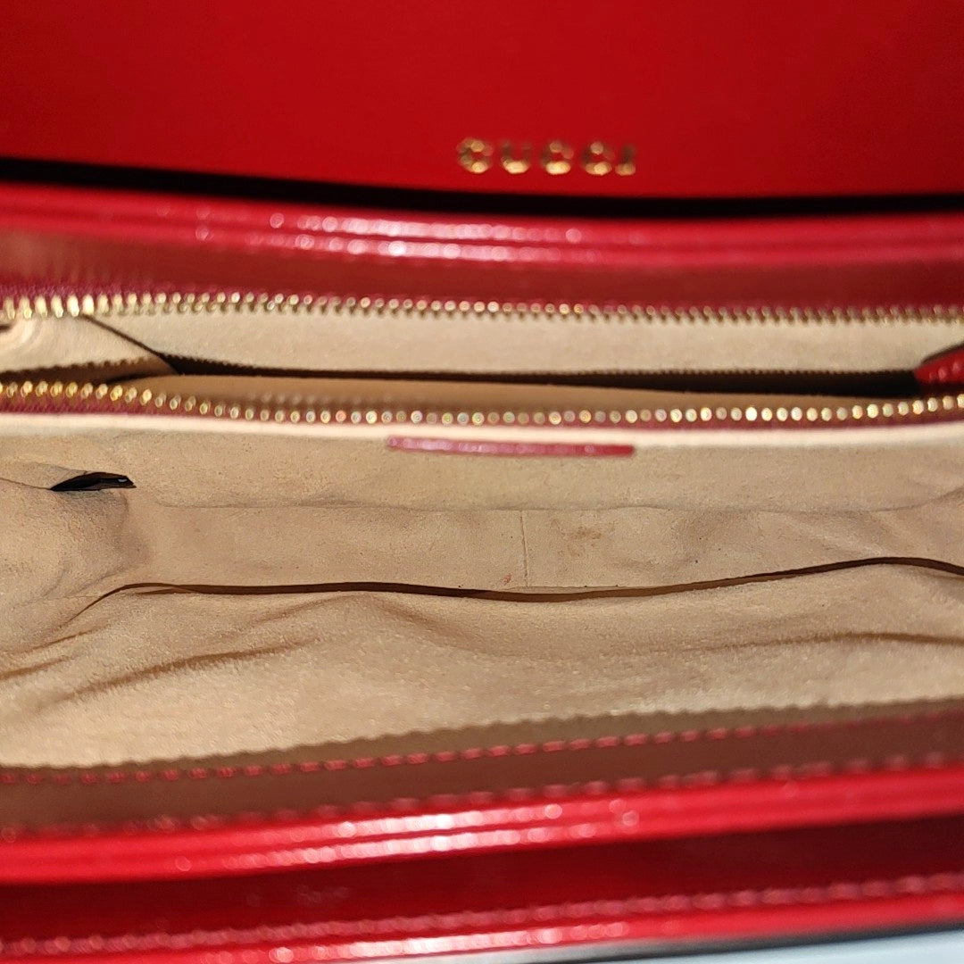Horsebit 1955 Small Monogram Coated Canvas Beige