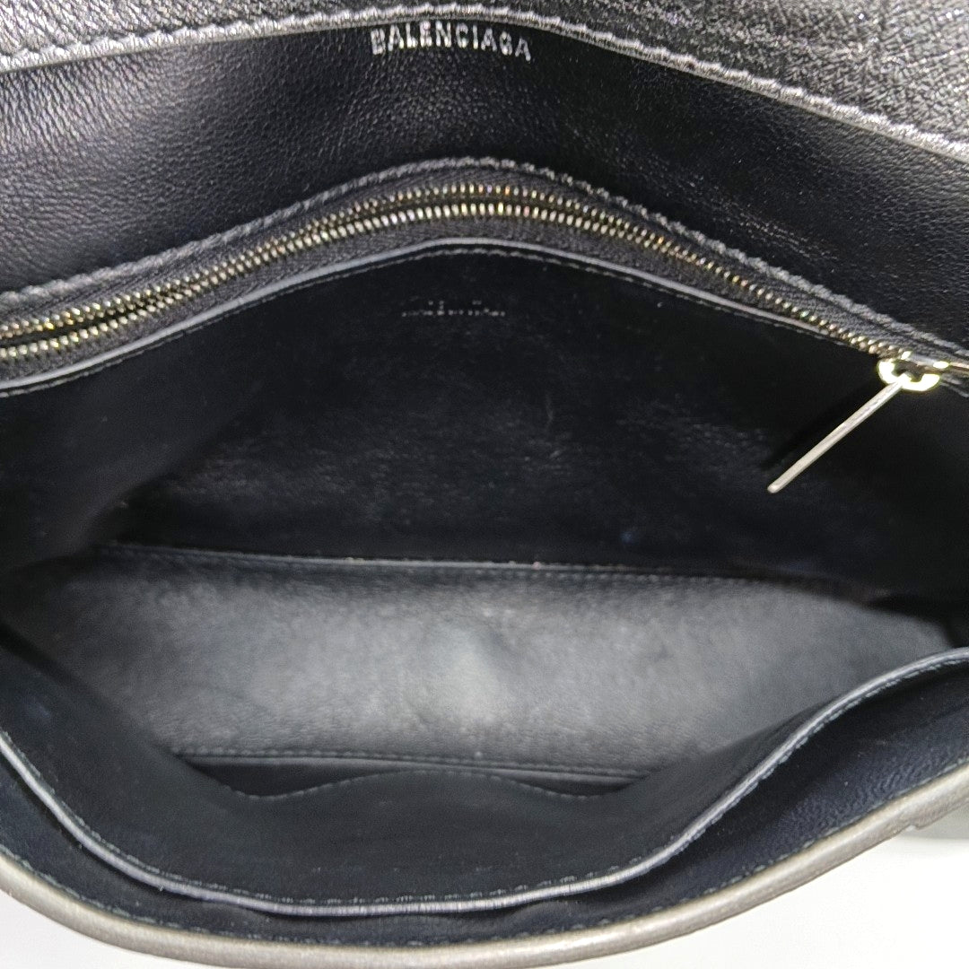 Downtown Calfskin Silver