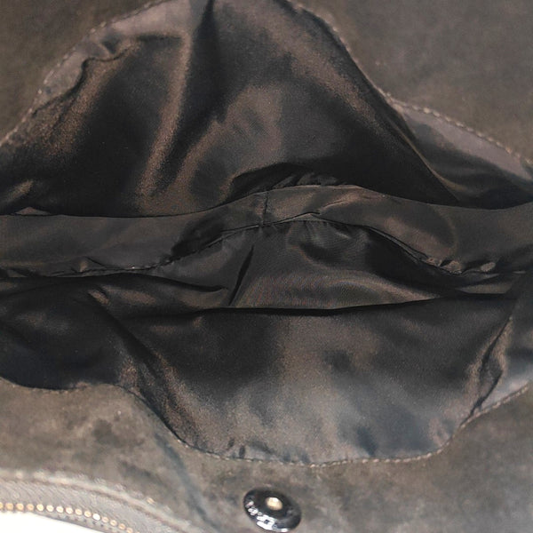 Nylon Top Handle Bag Black