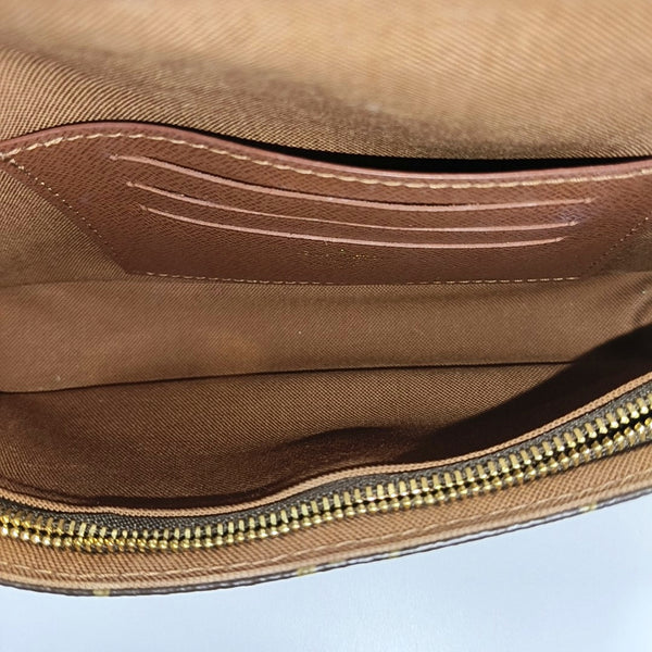 IVY Monogram Coated Canvas Brown