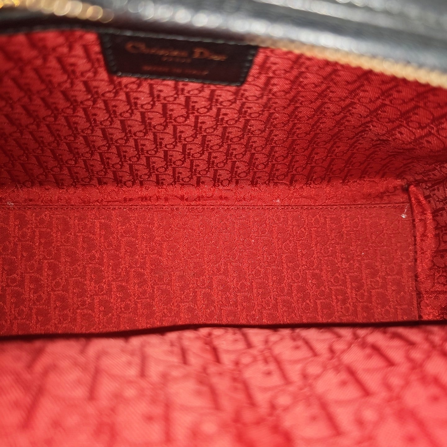 Lady Dior Large Cannage Lambskin Black