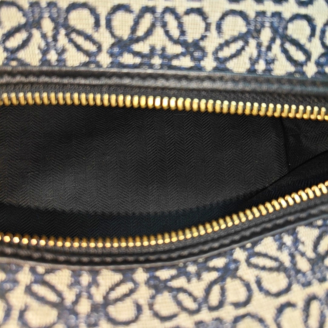 Monogram Canvas Top Handle Bag Blue
