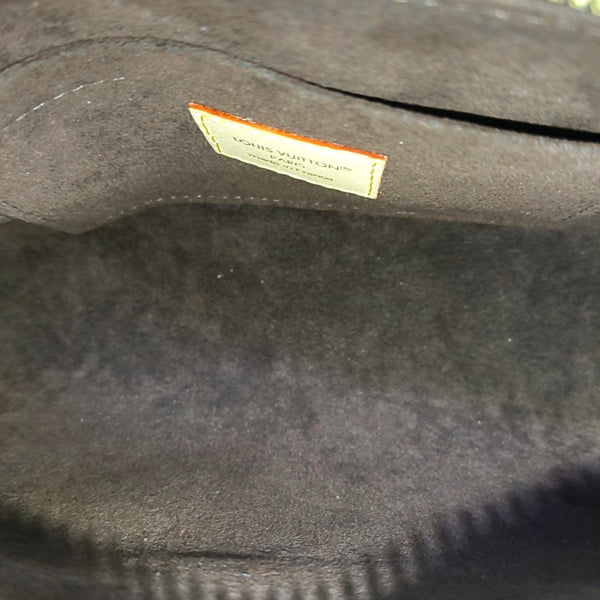 SQUIRE EAST WEST Monogram Coated Canvas Brown