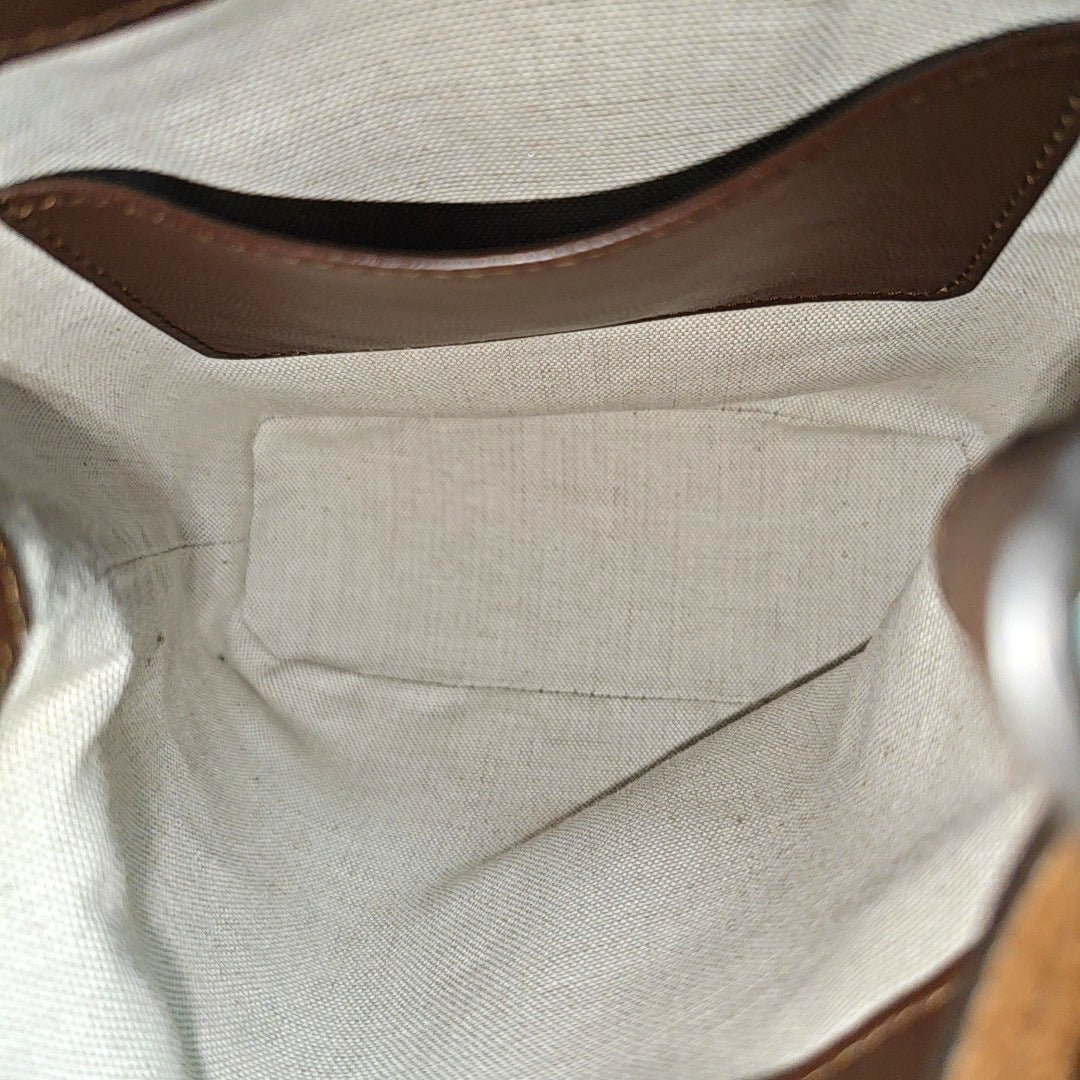 Suede Shoulder Bag Brown