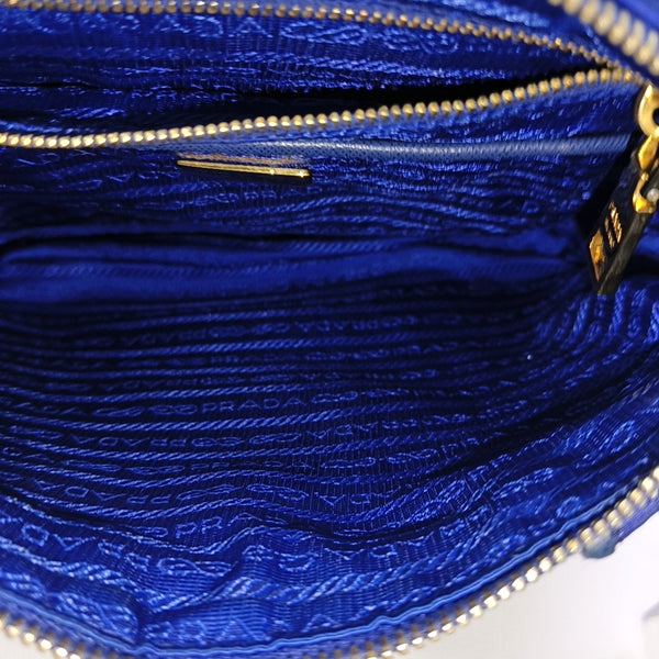Nylon Shoulder Bag Blue