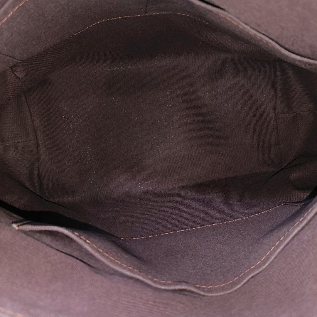 TURENNE MM Monogram Coated Canvas Brown