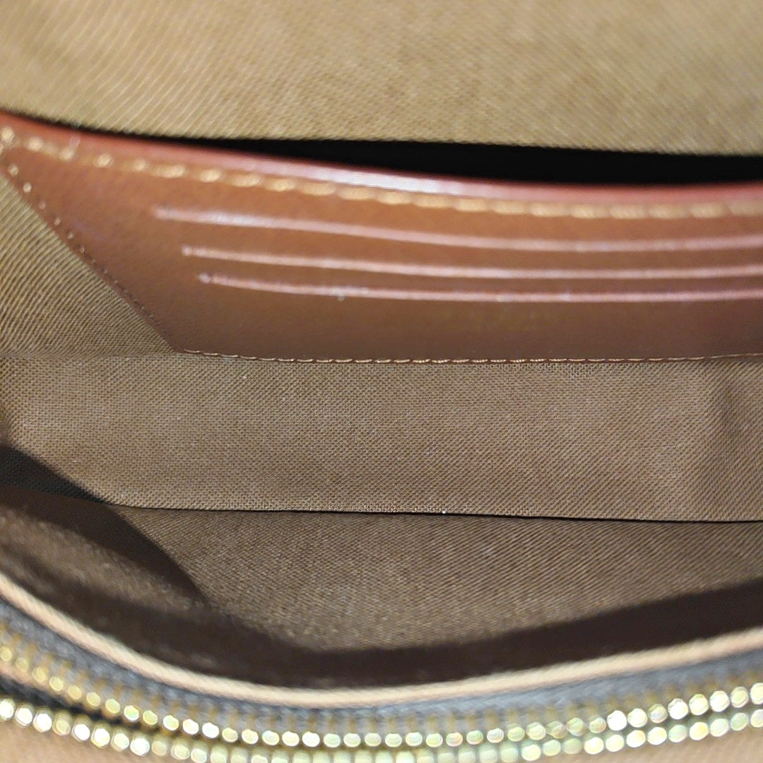 IVY Monogram Coated Canvas Brown