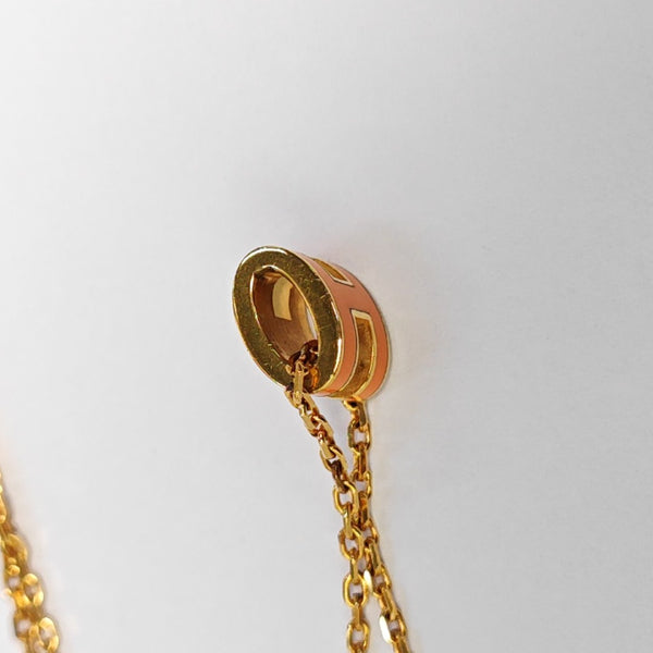 Pop H Metal Rose Gold Necklace