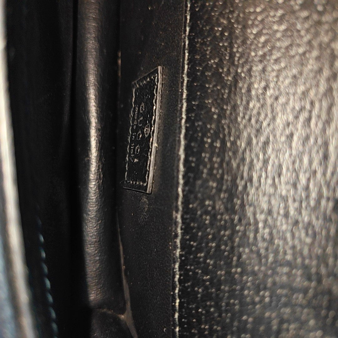 Authenticated pre-owned  Dionysus Super Mini Monogram Denim Black - Shoulder Bag at Looply