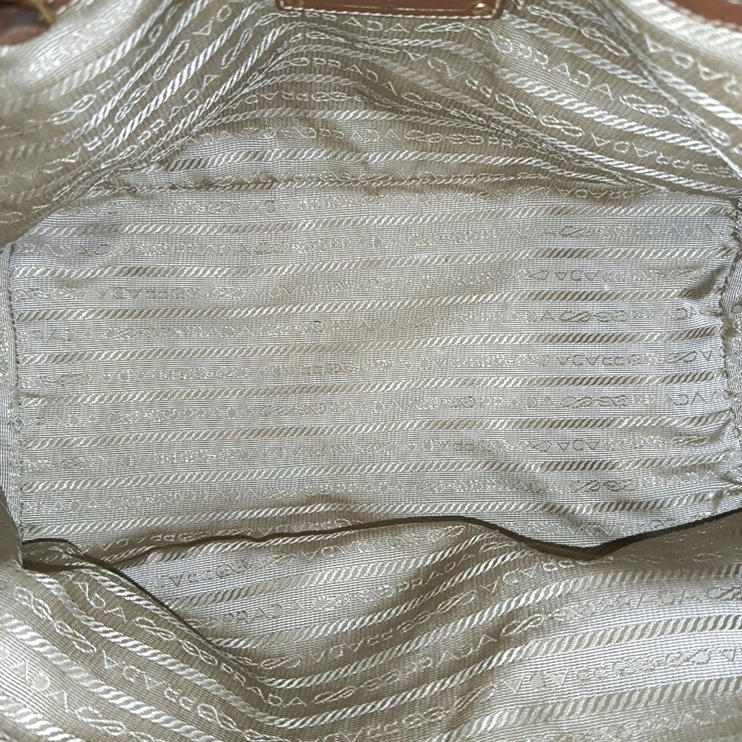 Fabric Tote Bag Brown
