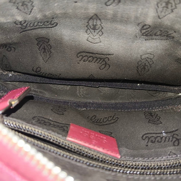 Monogram Coated Canvas Shoulder Bag Red