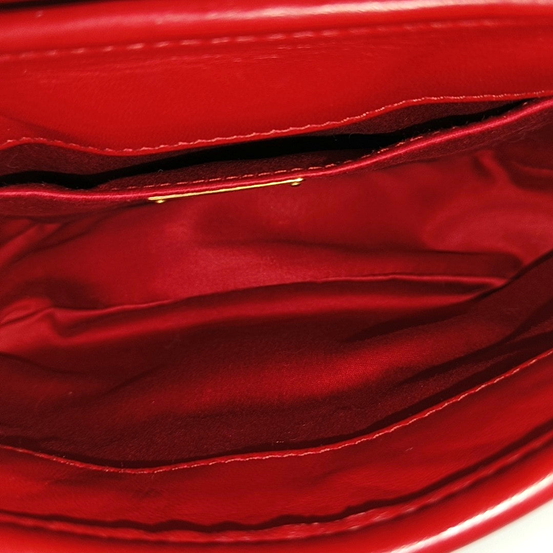 Miu Coffer Lambskin Red