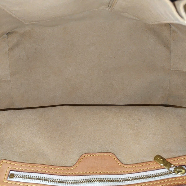 HAMPSTEAD PM Damier Azur Coated Canvas White