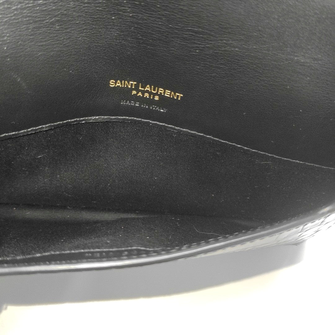 Calfskin Shoulder Bag Black