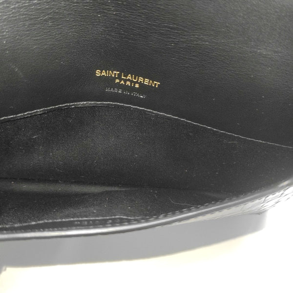 Calfskin Shoulder Bag Black