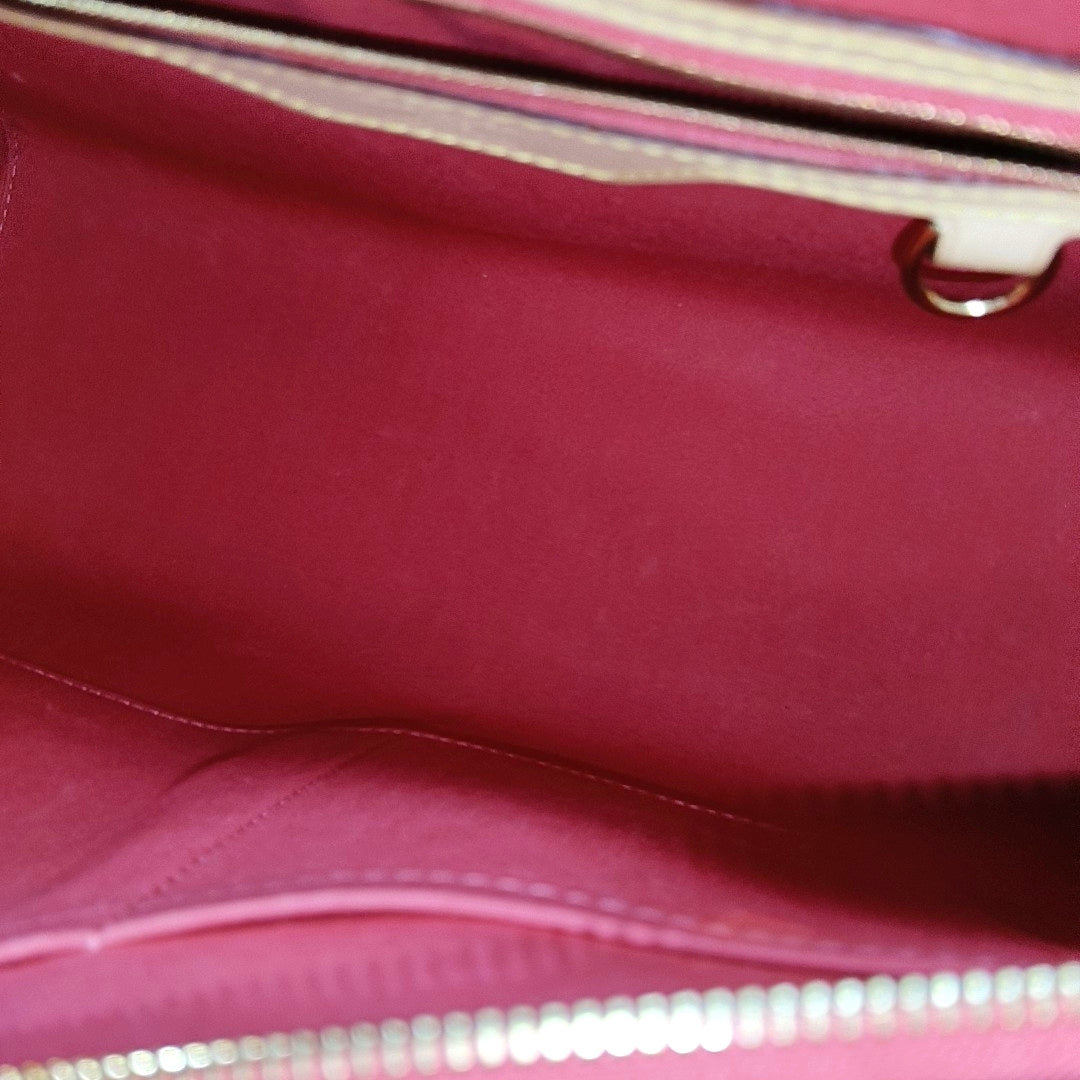 BREA MM Monogram Patent Leather Pink