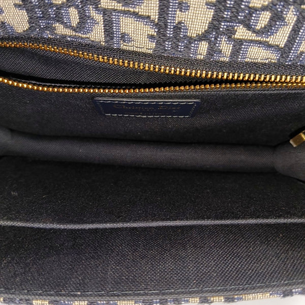 30 Montaigne Oblique Canvas Blue