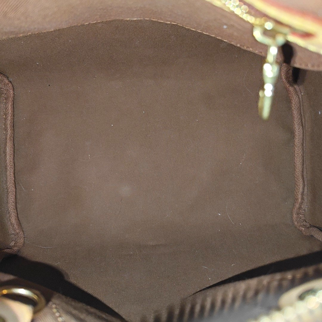 SPEEDY 25 Monogram Coated Canvas Brown