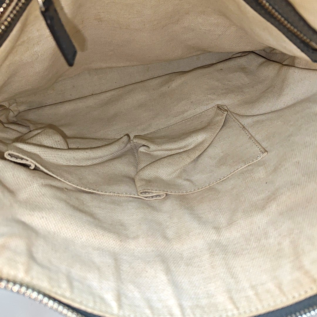 Calfskin Crossbody Bag Gray